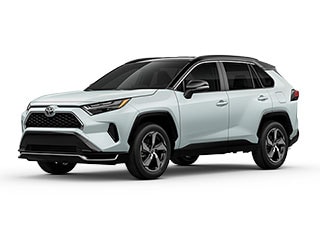 2025 Toyota RAV4 Plug-in Hybrid SUV Wind Chill Pearl Midnight Black Metallic